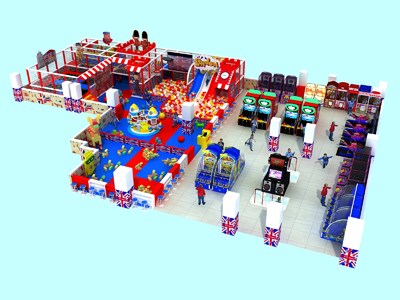 Juegos infantiles divertidos de juegos infantiles de interior con trampolín TQ-TQB180329T3